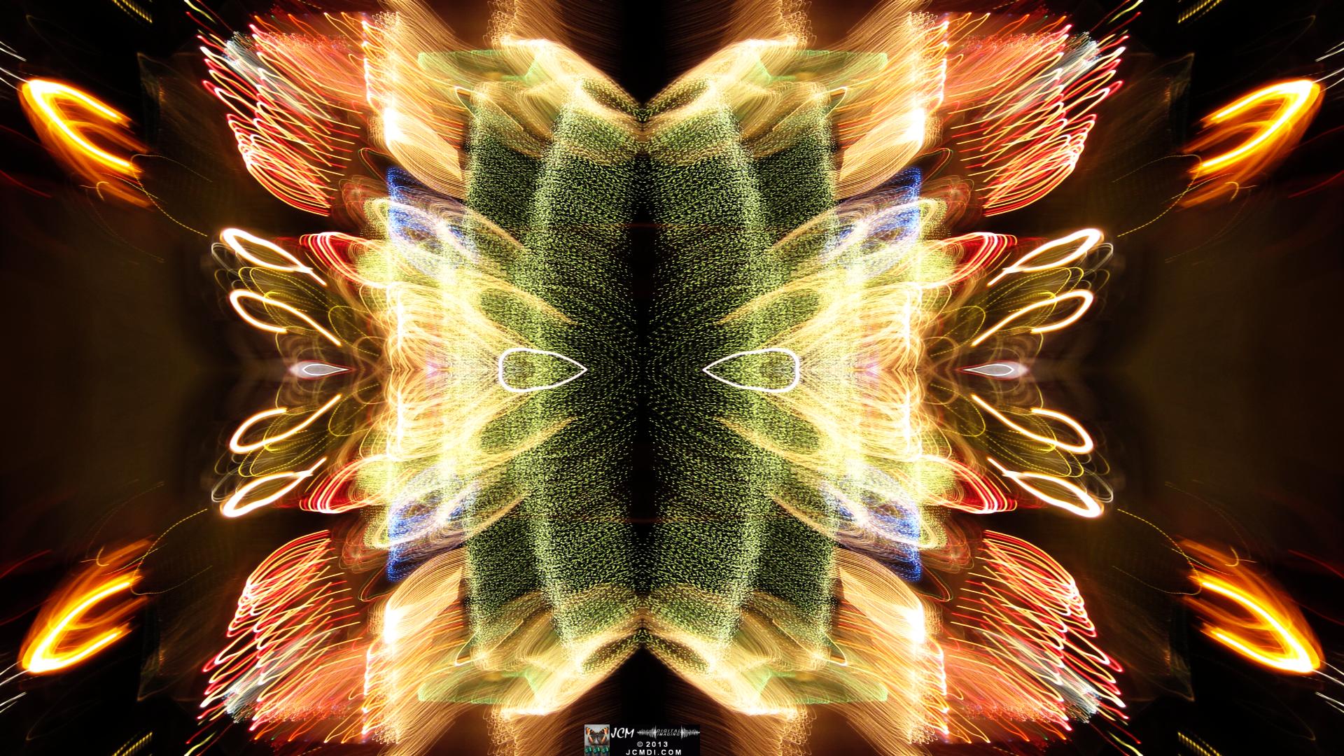 Wakefield Holiday Lightshow 2013 Quadroscopic long exposure artwork